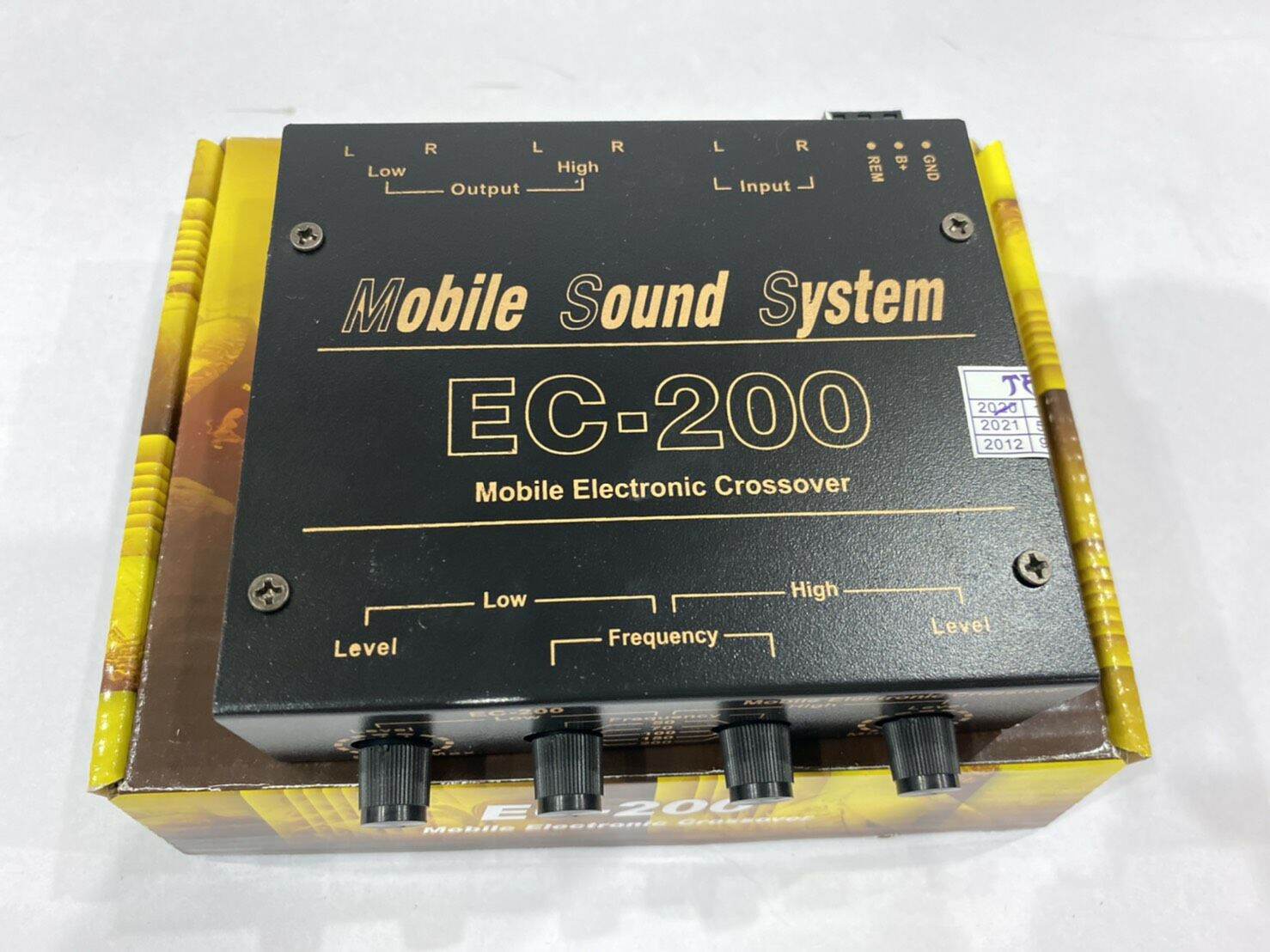 EC-200 ปรับเสียง.ครอสเพิ่มซับเบส แรงๆๆ เร่งได้ดั่งใจ เบสติดมือ ครอสเบส สินค้าคุณภาพ คุ้มเกินราคา