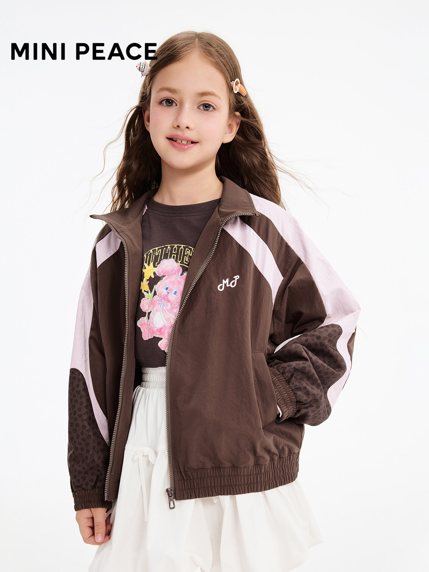 แฟชั่นและเสื้อผ้าเด็ก Mini peace เสื้อแจ็คเก็ตเด็กอเนกประสงค์บล็อกสีสันติภาพขนาดเล็กฤดูใบไม้ผลิและฤดูใบไม้ร่วง ราคา 2,391 บาท*ส่งฟรี