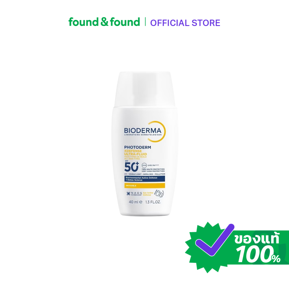 Bioderma Photoderm Xdefense Ultra-Fluid Spf50+ Invisible 40 ml Bioderma Photoderm Xdefense Ultra-Fluid Spf50+ Invisible 40 Ml. Found & Found ราคา 1,090 บาท*ส่งฟรี