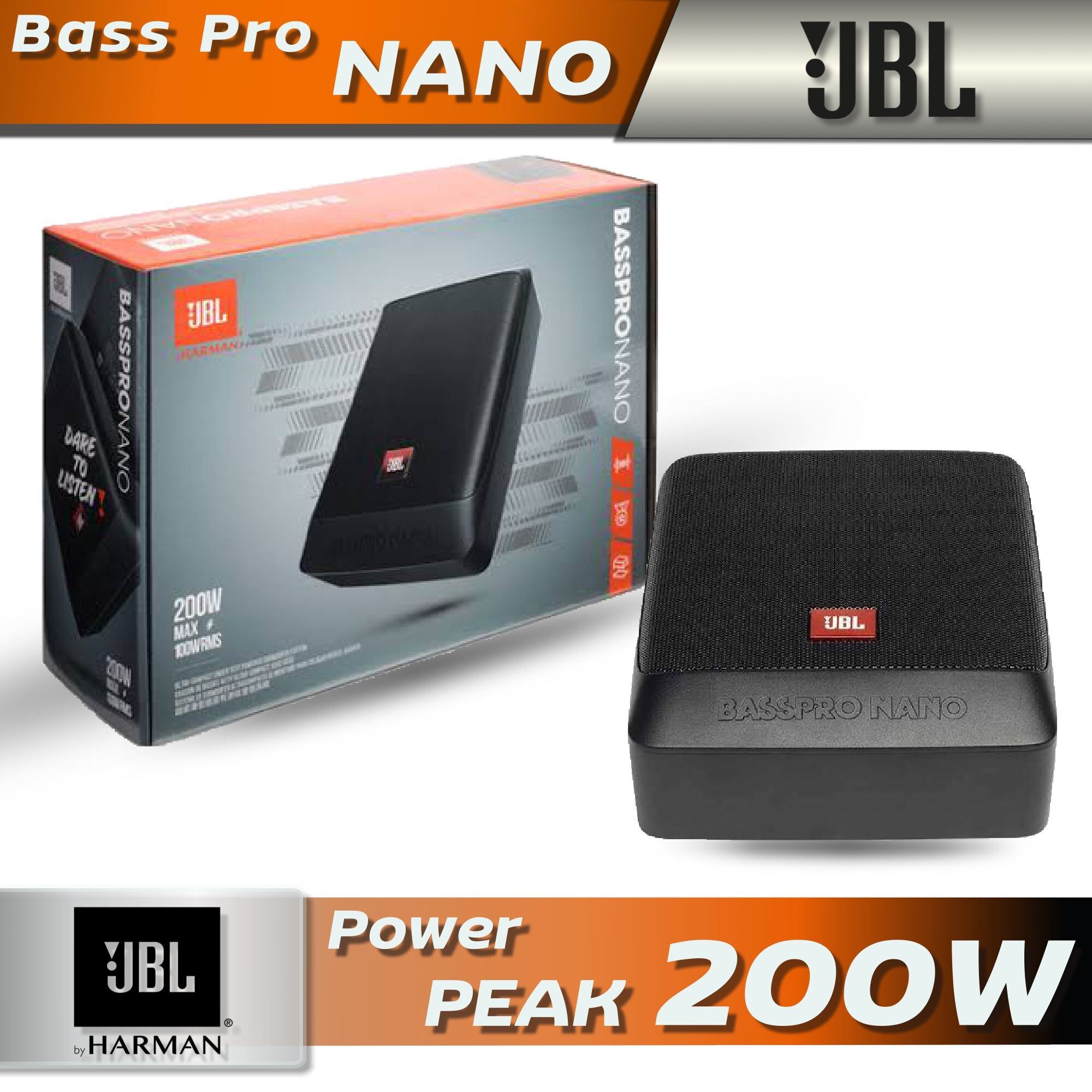 JBL BASS PRO NANO SUBBOX พร้อมกำลังขับสูงถึง 200 WATT | Lazada.co.th