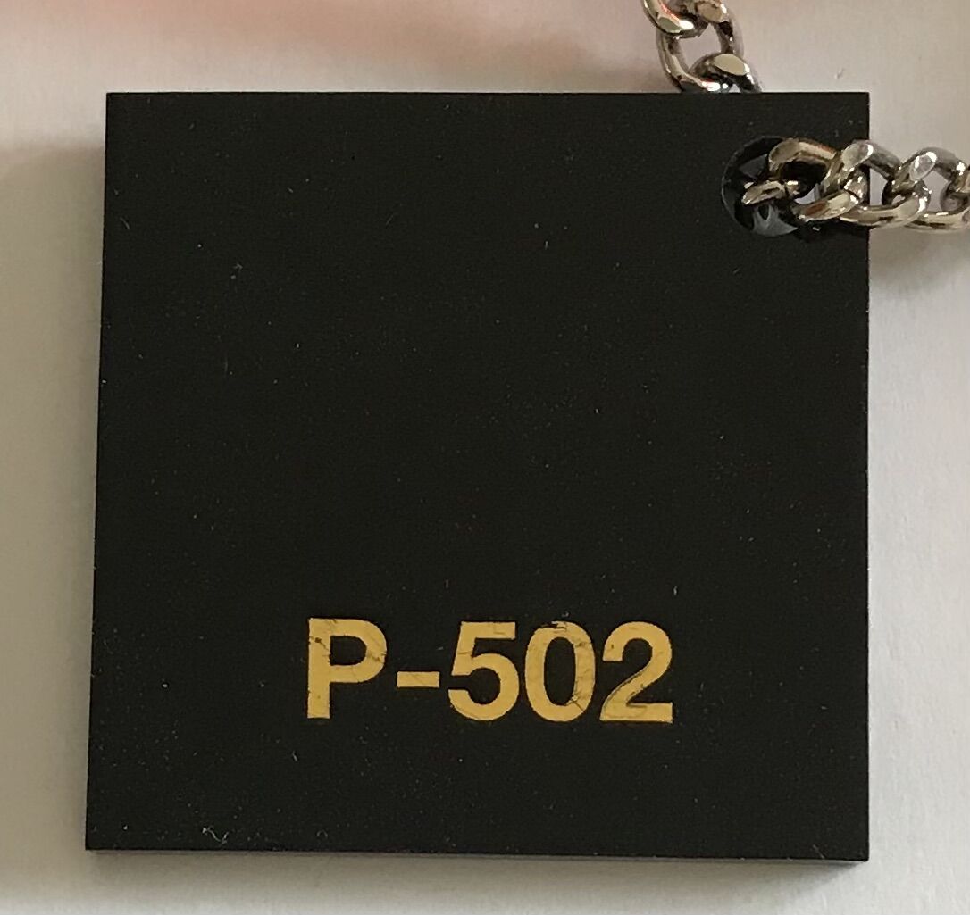 แผ่นอะคริลิค สีดำ หนา 1-6 มิล (P-502) ขนาด 30x30 cm