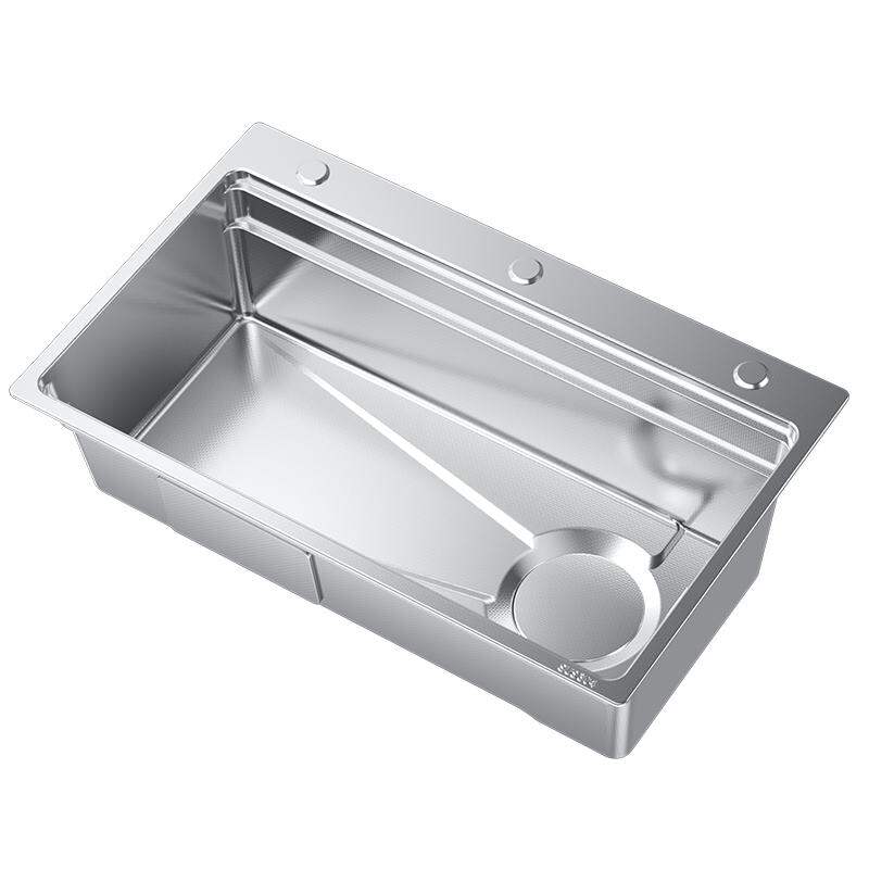 SHENYUAN | Large Single Basin Handcrafted Thick 304 Stainless Steel Kitchen Sink ราคา 5,027 บาท*ส่งฟรี