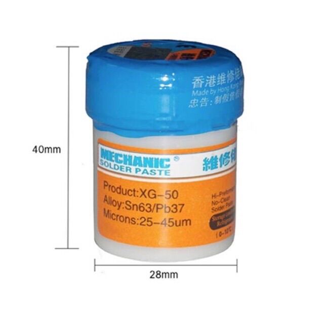 ตะกั่วเหลว XG-50 Mechanic XG-50 35g 183°C กระปุก 35 กรัม | Lazada.co.th