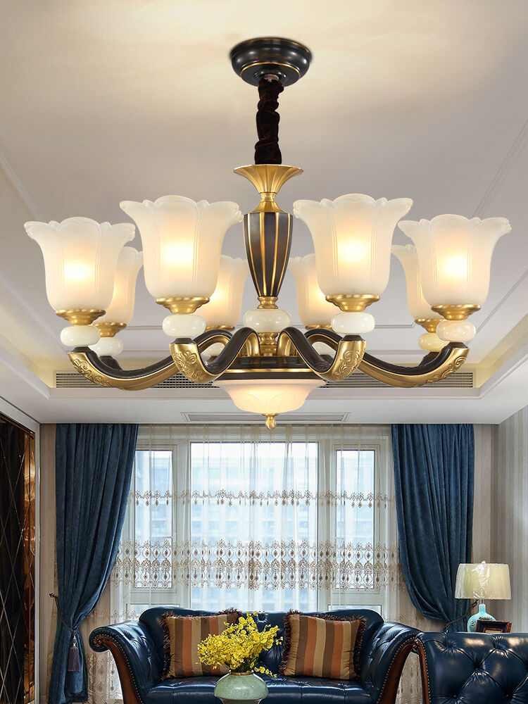 [KELUO | Elegant Luxury Retro Jade & Copper Chandelier,KELUO | Elegant Luxury Retro Jade & Copper Chandelier,] ราคา 23,745 บาท*ส่งฟรี