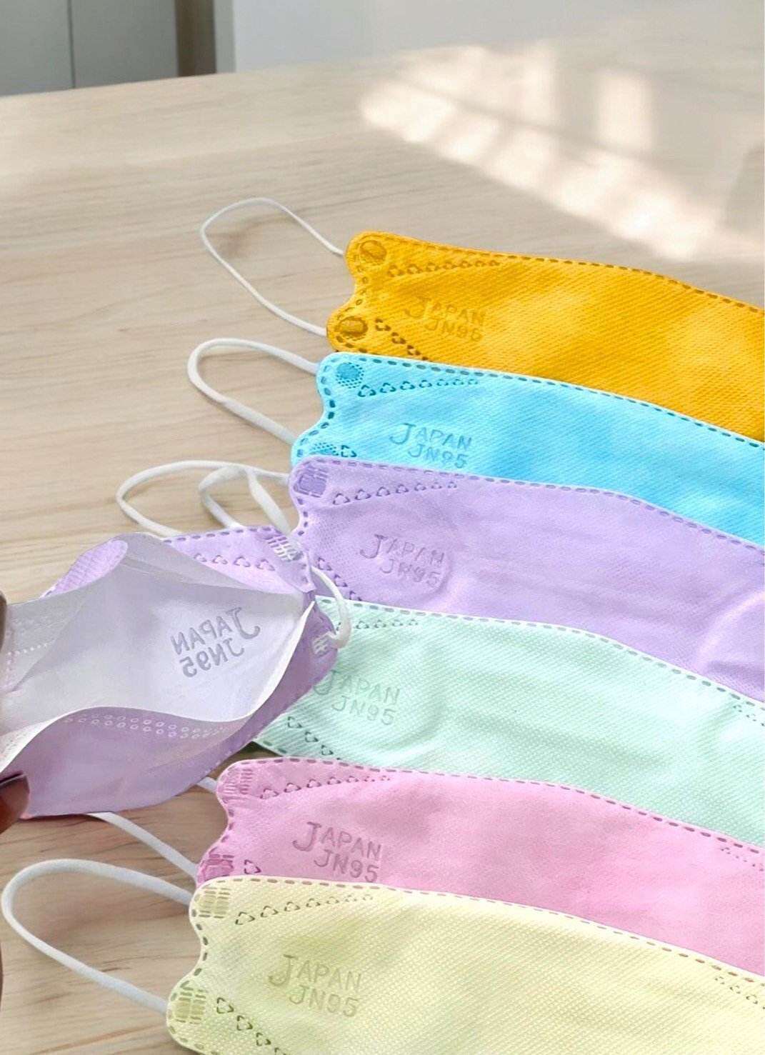Kf94 Mask, Kf94 Style, Plain Color, Pack of 10 Pieces **Ready to Ship in Thailand**