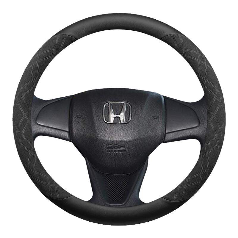 JIBEIDUN | Faux Fur Steering Wheel Cover for Honda Fit 2008-2019 Winter Use ราคา 358 บาท*ส่งฟรี