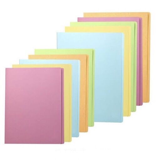 Bp Folding File Folders, Folding Paper Folders, A4 Folders, 230 Grams Thick (Pack of 50 Books)