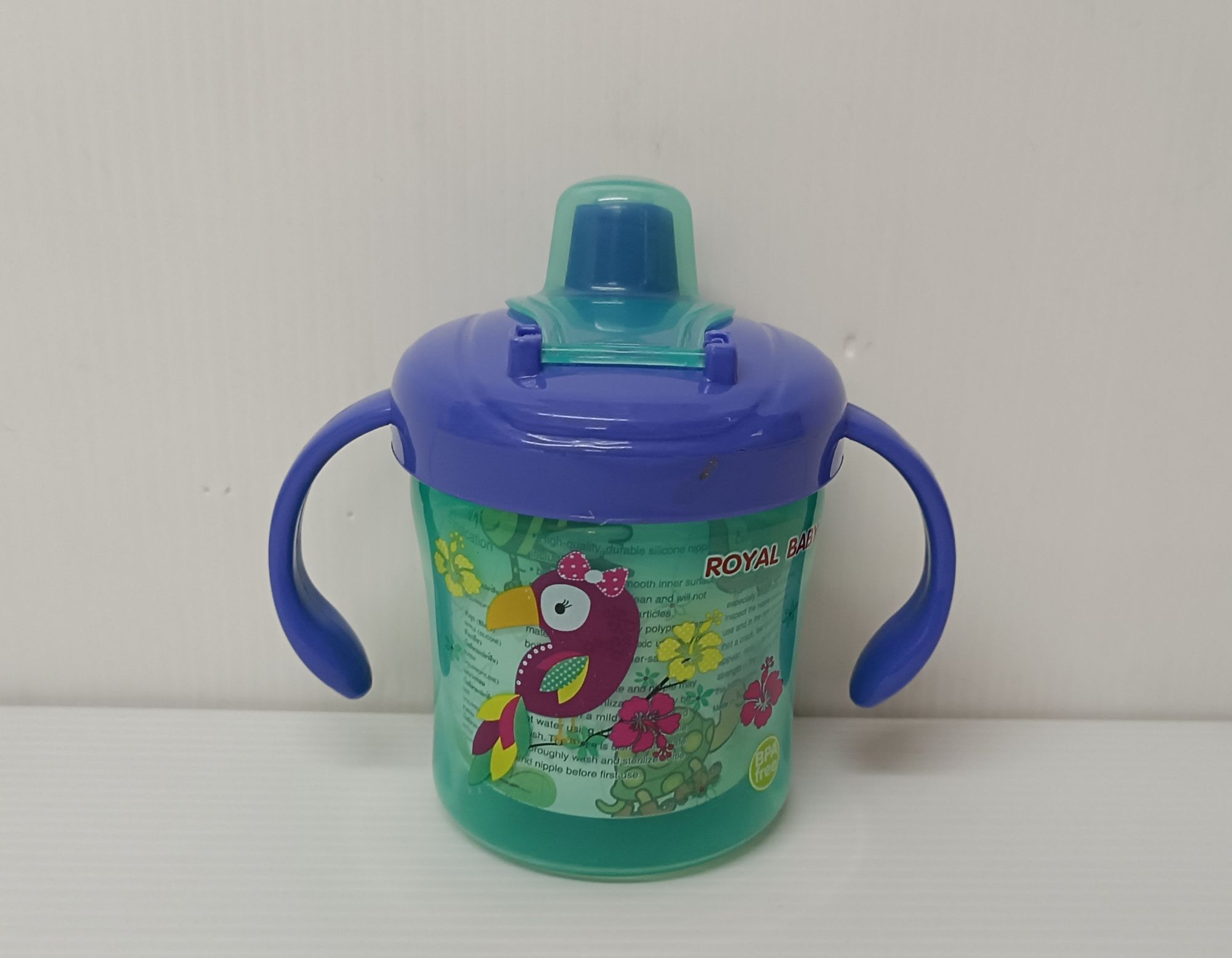 แก้วหัดดื่ม 6 ออนซ์ มีมือจับ (Sippy Cup 6oz. Handle With Valve)