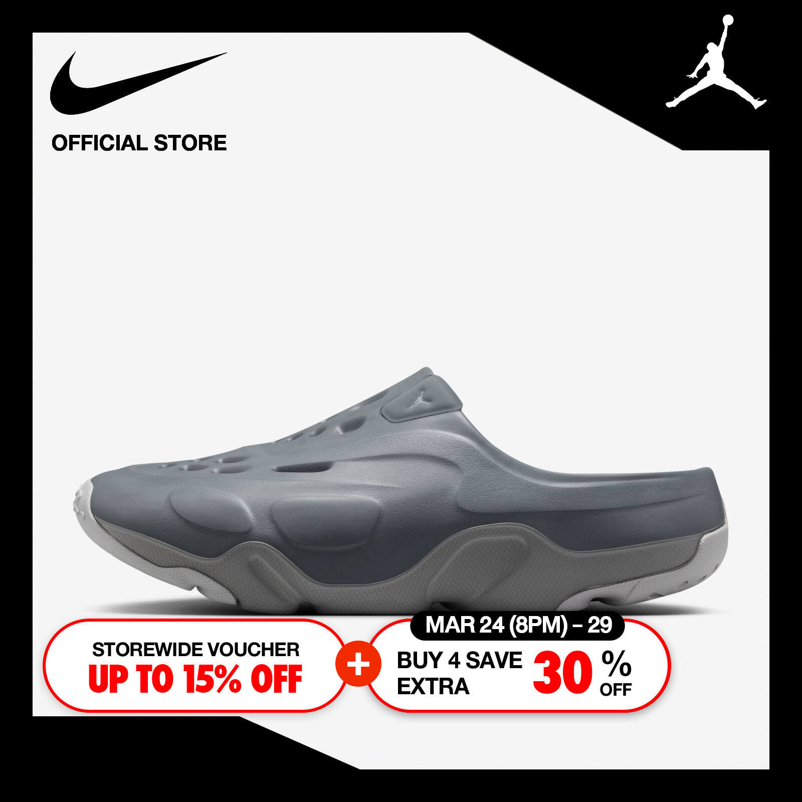 Nike Men's Jordan Roam Shoes - Cool Grey ราคา 2,000 บาท*ส่งฟรี