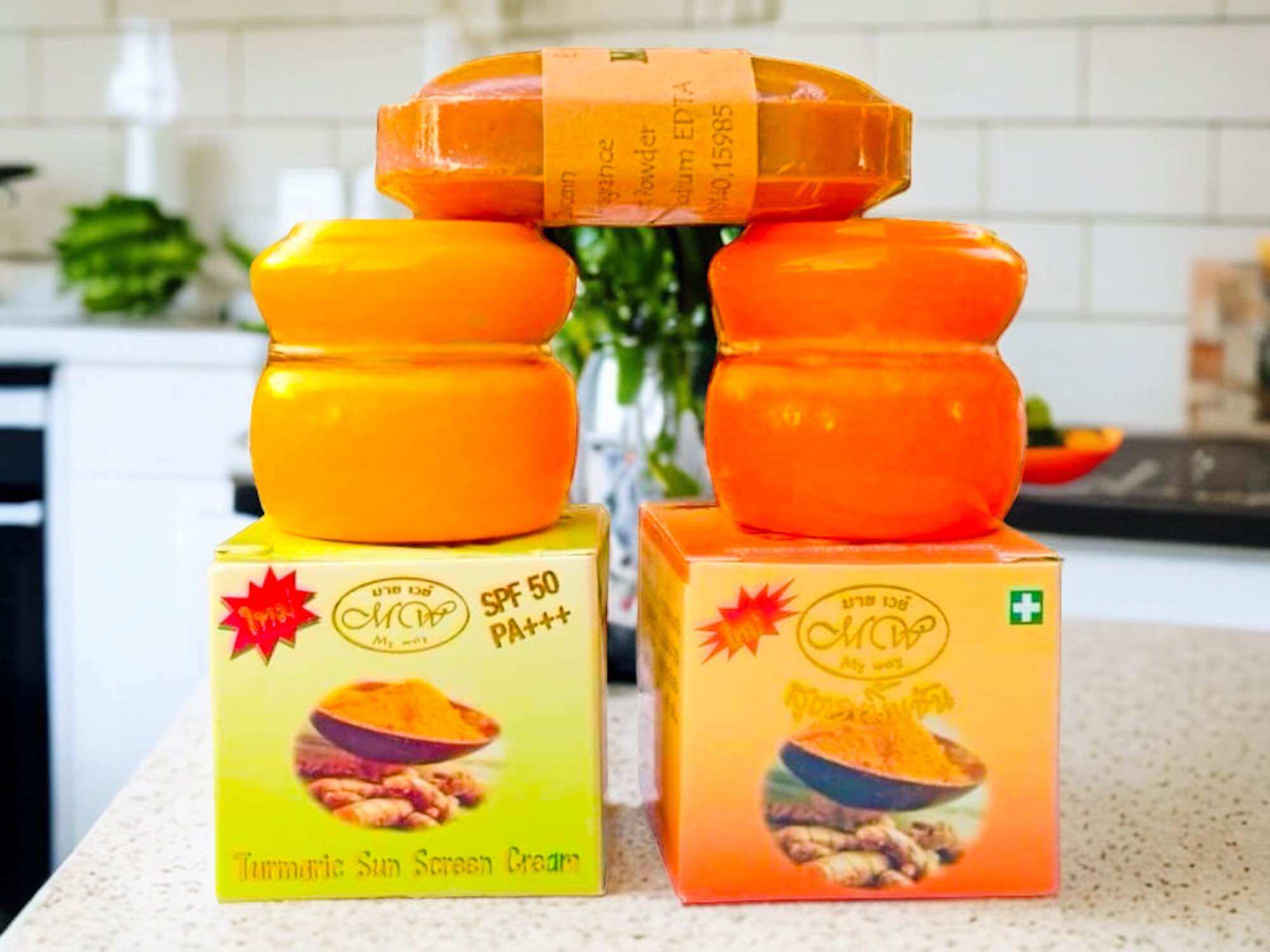 ครีมมายเวย์ขมิ้นชันชุด15กรัม ราคา 180 บาท*ส่งฟรี