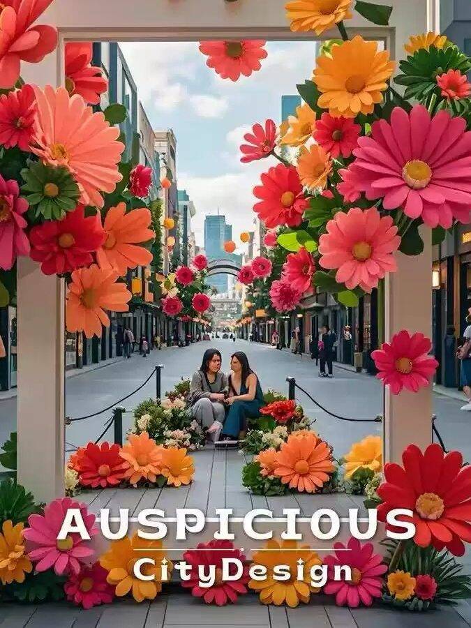 2026 New Giant Flower Art Installation Popular Checkpoint Photo Decoration Arrangement Commercial Casual Sofa Public Leisure Furniture ราคา 1,745 บาท*ส่งฟรี