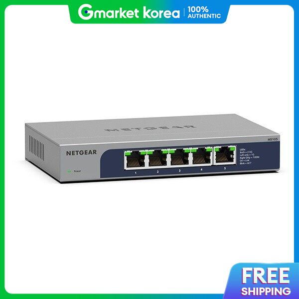 Netgear | Netgear Ms105 Switching Hub / 5-Port / 2.s ราคา 10,434 บาท*ส่งฟรี
