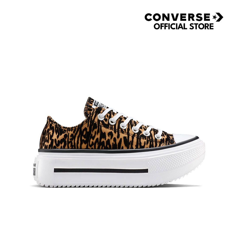 CONVERSE รองเท้า CTAS LIFT DOUBLE STACK ANIMAL GRAPHIC OX BROWN/BLACK Women A16405CF_H5BRBK ราคา 2,635 บาท*ส่งฟรี