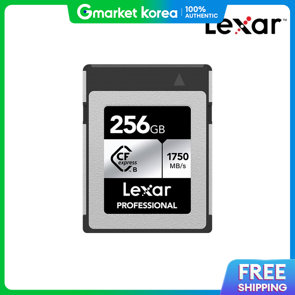 อุปกรณ์จัดเก็บข้อมูล Lexar ผู้ขายอย่างเป็นทางการ Professional Cfexpress Type B Silver 256Gb ราคา 15,500 บาท*ส่งฟรี