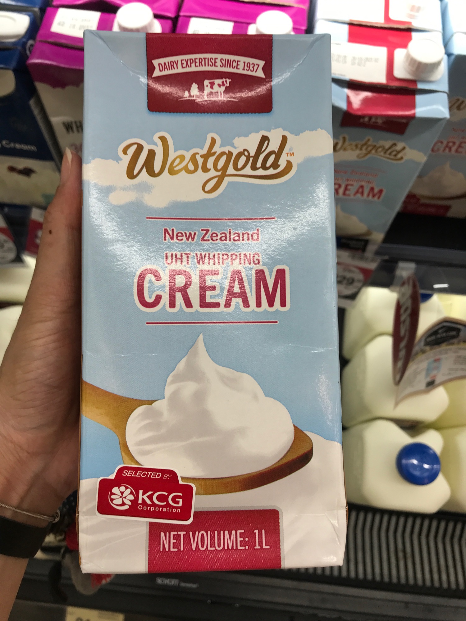 AMPM Estore ส่งความอร่อย Westfield UHT whipping cream 1 liter from NZ
