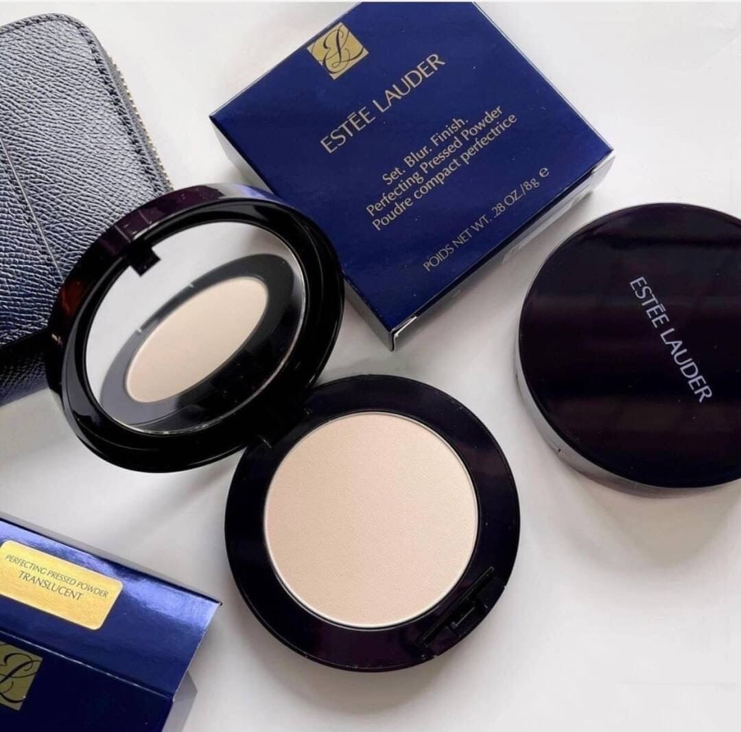 Estee Lauder Set. Blur. Finish Perfecting Pressed Powder 8g. (สี  Translucent) | Lazada.co.th