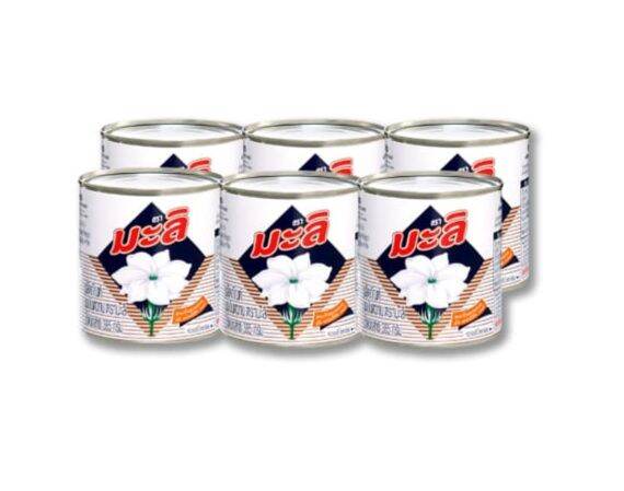 Mali Sweetened Condensed Milk Product 380 g x 6 Cans.มะลิ ผลิตภัณฑ์นมข้นหวาน 380 กรัม x 6 กระป๋อง.