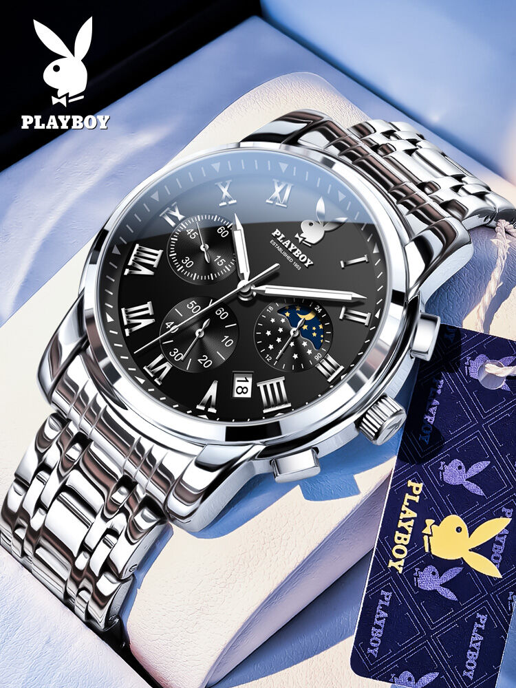 Playboy(PLAYBOY(เพลย์บอย)) | Waterproof Mens Quartz Watch ราคา 11,952 บาท*ส่งฟรี