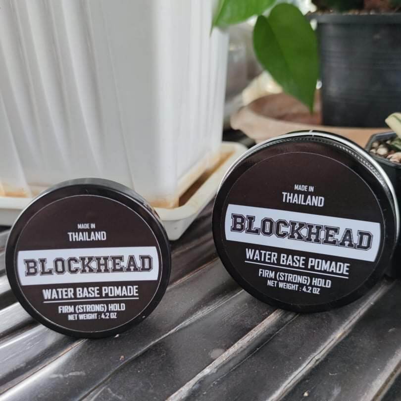 Blockhead Pomade สูตร water based กระปุกเล็ก 2.2 oz Blockhead Pomade