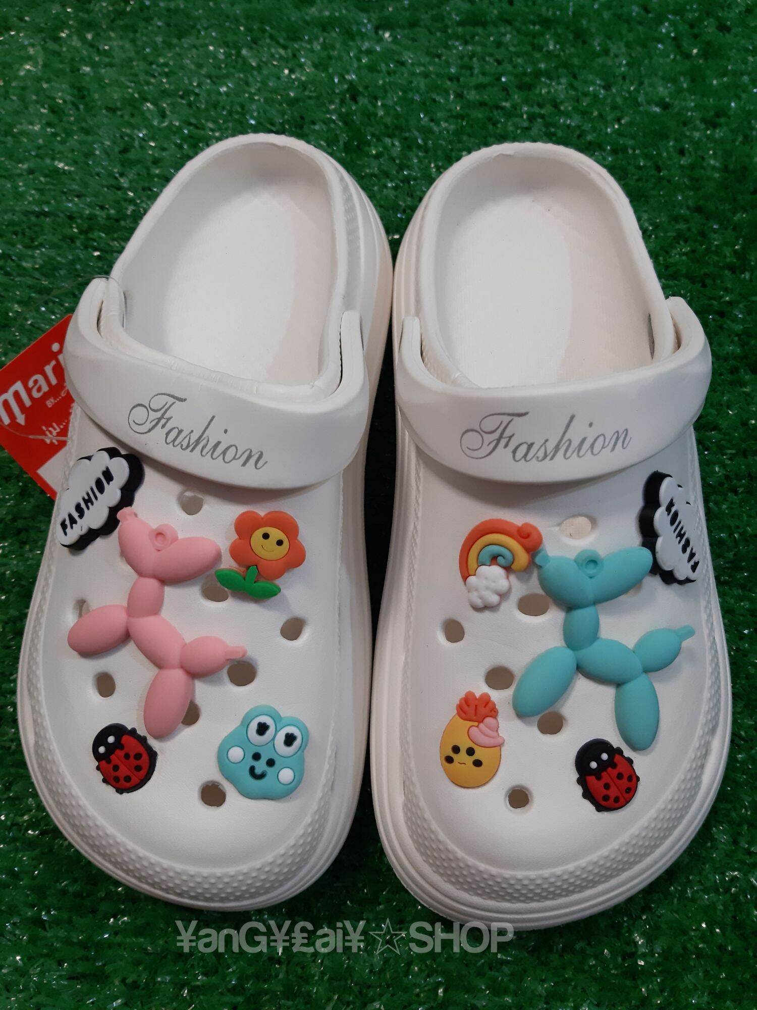 รองเท้าหัวโต รองเท้าแฟชั่นแบบสวม น่ารัก นุ่ม เบา ใส่สบาย งานรองเท้าแฟชั่นจาก mario by Aerosoft (รุ่น CW021) ราคา 150 บาท*ส่งฟรี