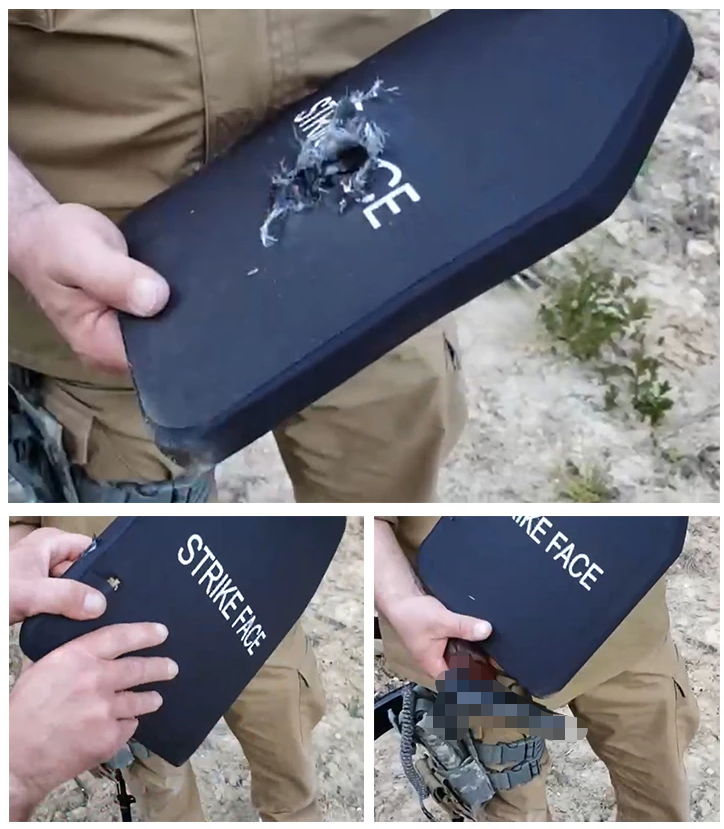 UNIONTAC NIJ IV Ballistic Plates 11"*14" big Size Armor 7.62 Plate Ceramic Bulletproof Panels level 4 stand alone plate with test report for tactical vest. 