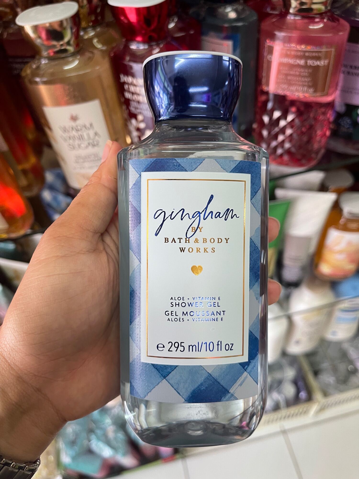 Bath Body Works Gingham Shower Gel 295 Ml ของแท้ Beauty Cosmetic08