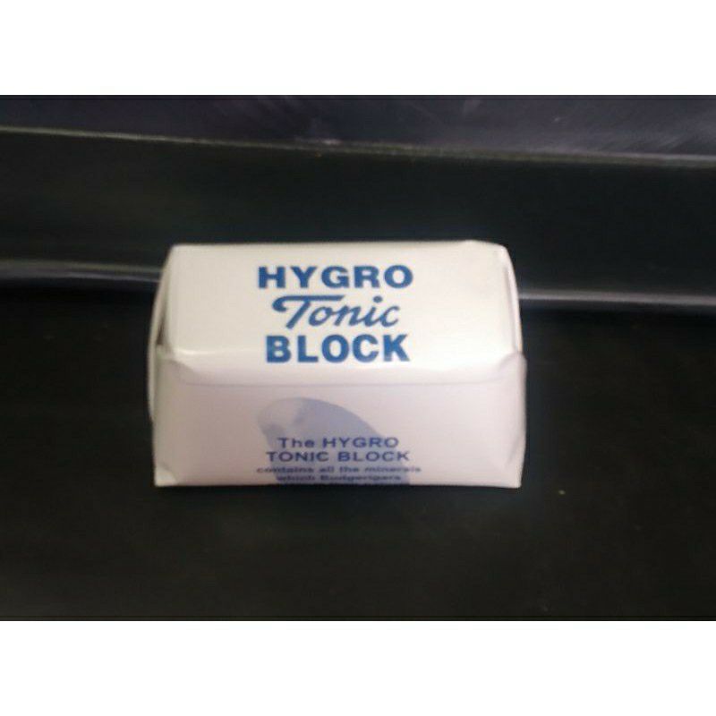 Hygro Tonic Block แคลเซียมก้อนสำหรับนก สัตว์ฟันแทะ แพ็ค1ก้อน ก้อนละ9บาท ซื้อ5ก้อนแถม1