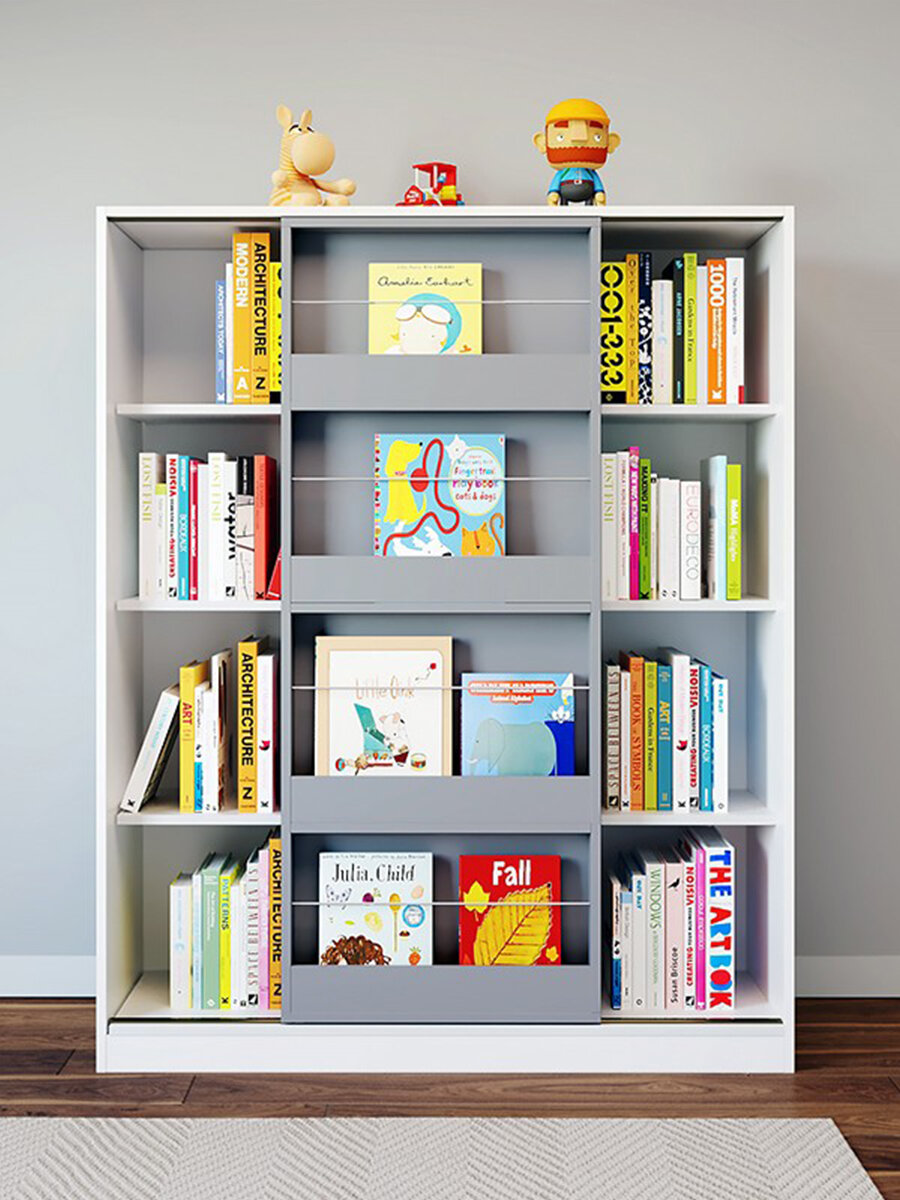 KEBIXIONG | Children's Storage Bookshelf with Sliding Doors ราคา 14,845 บาท*ส่งฟรี