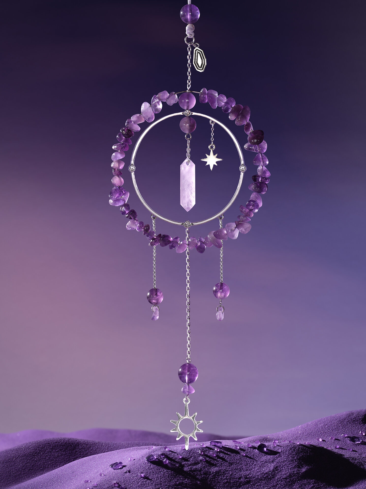 Keep | Purple Crystal Gift Wind Chime ราคา 1,600 บาท*ส่งฟรี