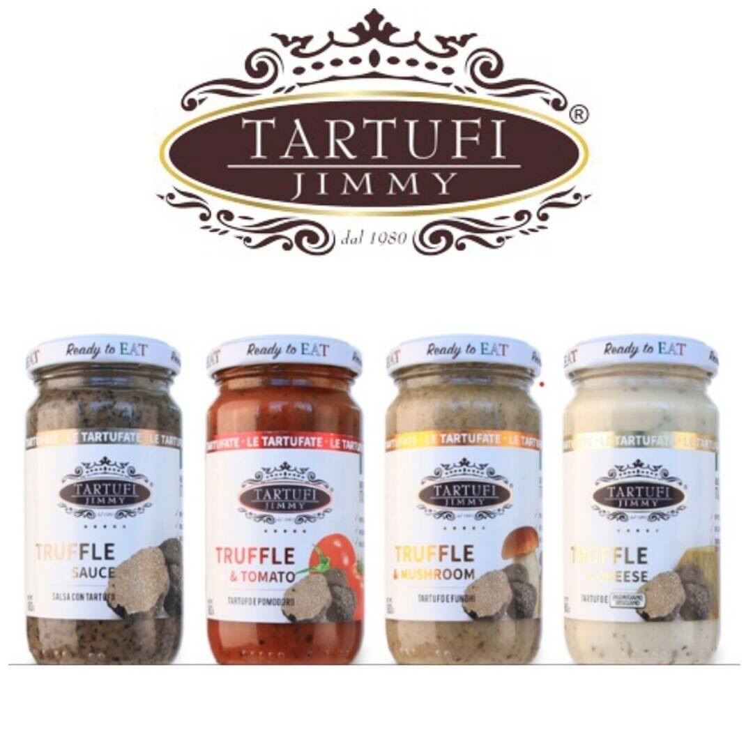 🇮🇹 Pasta Sauce with Truffle “Tartufi Jimmy” ซอสพาสต้าผสมเห็ดทรัฟเฟิล ขนาด 180g มี 4 รส นำเข้าจากอิตาลี