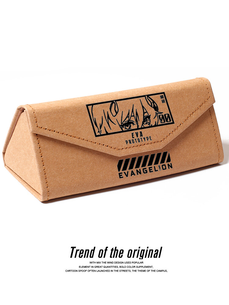 EVA Evangelion Anime Glasses Case Stationery Box Initial Unit One Two Dimensional Anime Cultural Item School Supplies Organizer ราคา  223 บาท*ส่งฟรี
