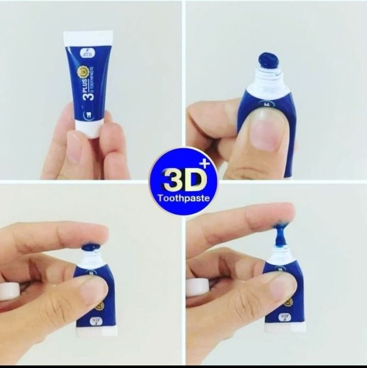 ยาสีฟัน 3Dลดหินปูน ATK 3D Plus ขนาดพกพา 8 กรัม