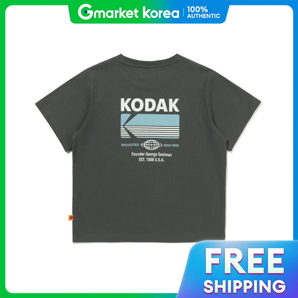 Kodak | Official Breeze Pop Aerocool Big Graphic Short-Sleeve T-Shirt Kids Charcoal ราคา 1,401 บาท*ส่งฟรี