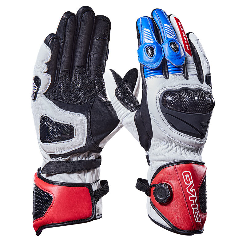 DUHAN | Duhuan A9 Motorcycle Racing Gloves Carbon Fiber Genuine Leather Four Seasons Riding Biker Racing Men Track Fall Prevention ราคา 4,024 บาท*ส่งฟรี