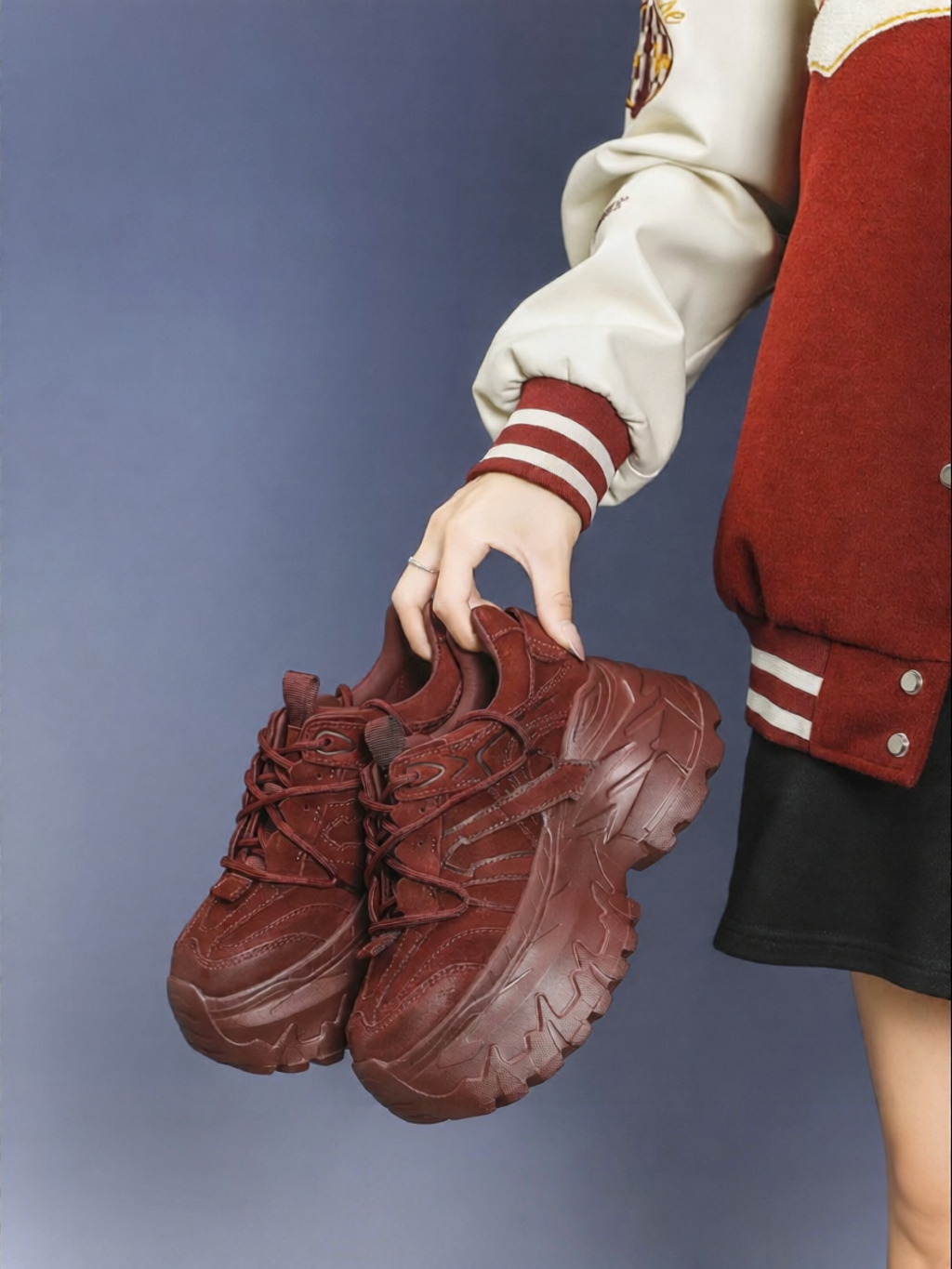 Zero | Stylish Casual Sport Shoes Platform Heel Sneakers ราคา 8,962 บาท*ส่งฟรี