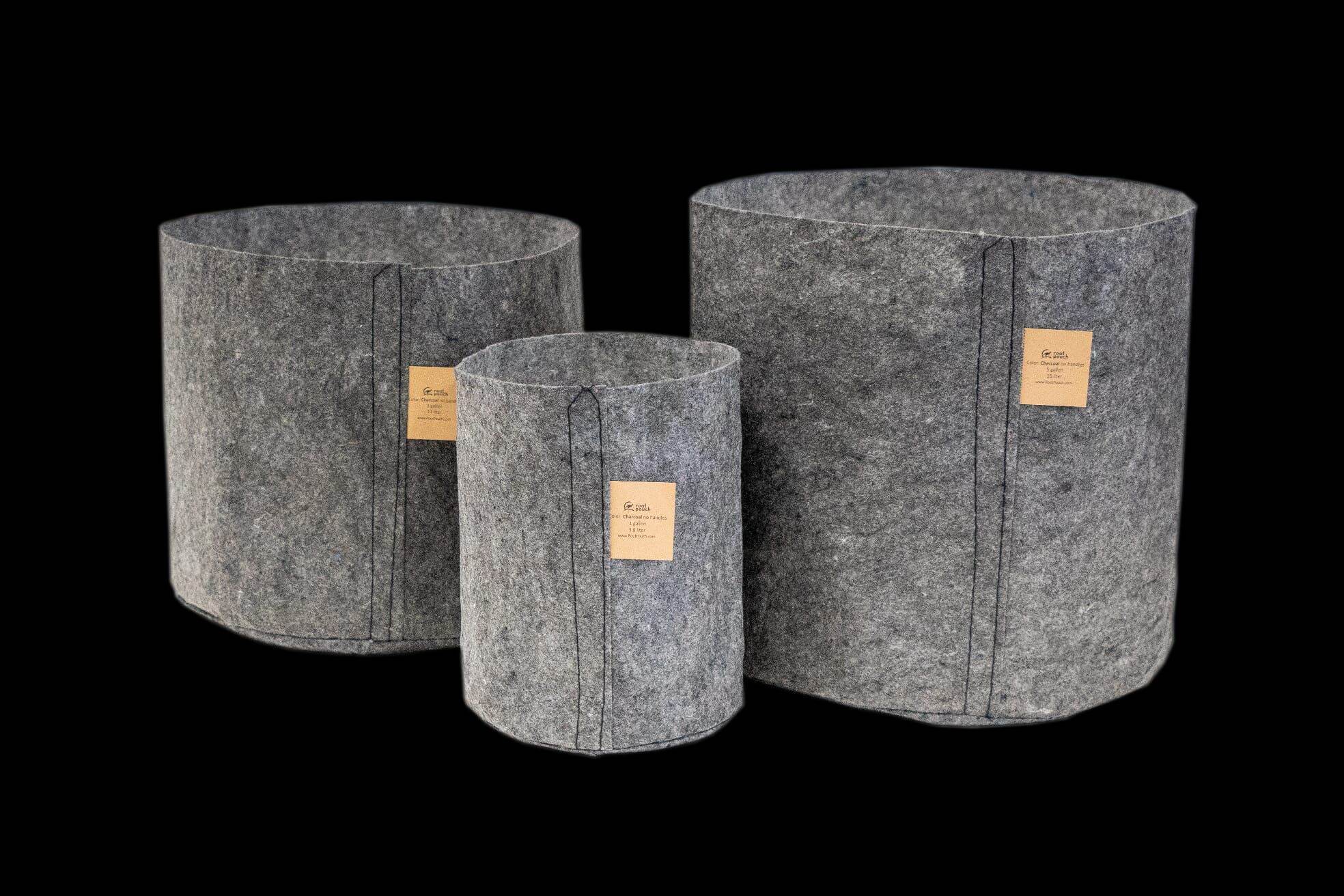 กระถางผ้าปลูก Root Pouch (Charcoal แบบใช้ครั้งเดียว) Lazada.co.th