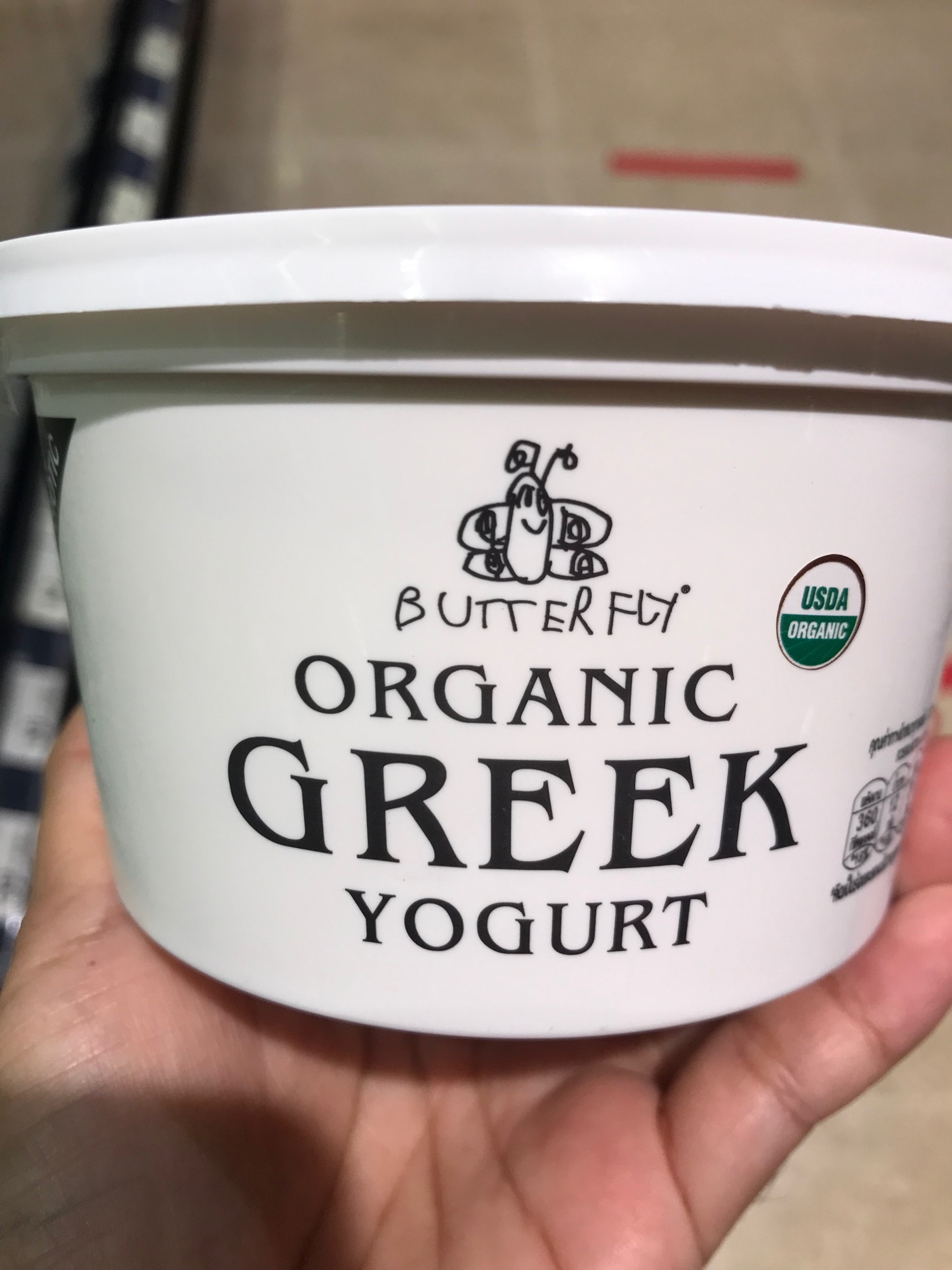 กรีกโยเกิร์ตออแกนิก บัตเตอร์ฟลาย (Greek Yogurt Organic) 400 กรัม