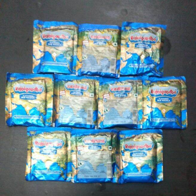 10 Pouches set offer# Rajnigandha Flavoured Mouth Freshner