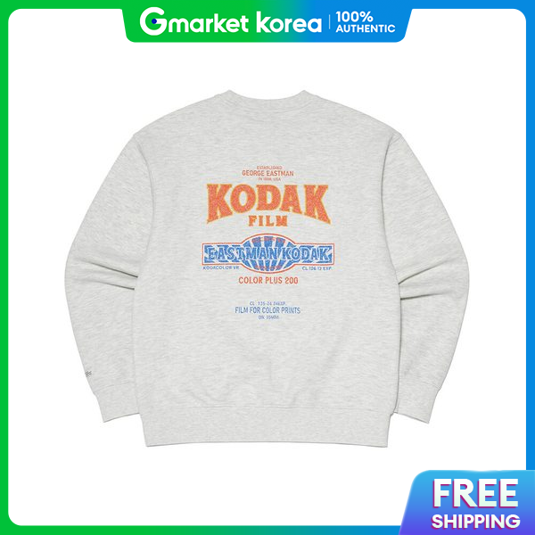 Kodak | Kodak Snow Washing Graphic Sweatshirt White Melange K6123Lfso1 Wmg ราคา 2,729 บาท*ส่งฟรี
