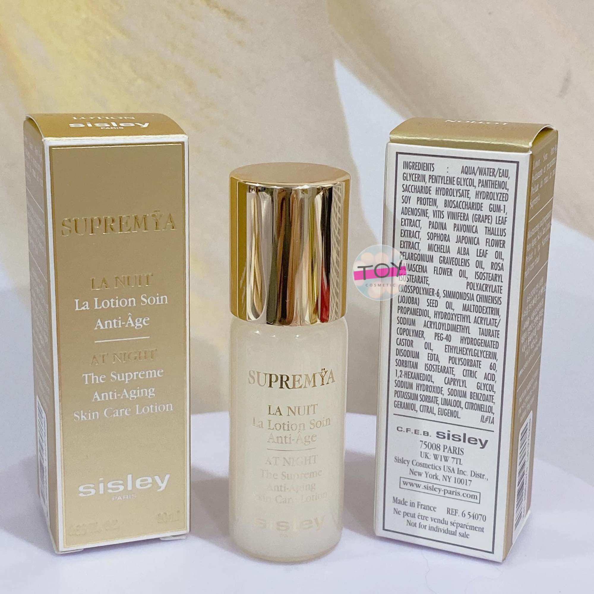 Sisley Supremya at Night the Supreme Anti-Aging Skin Care Lotion 10 Ml(Exp.2027) ราคา 550 บาท*ส่งฟรี