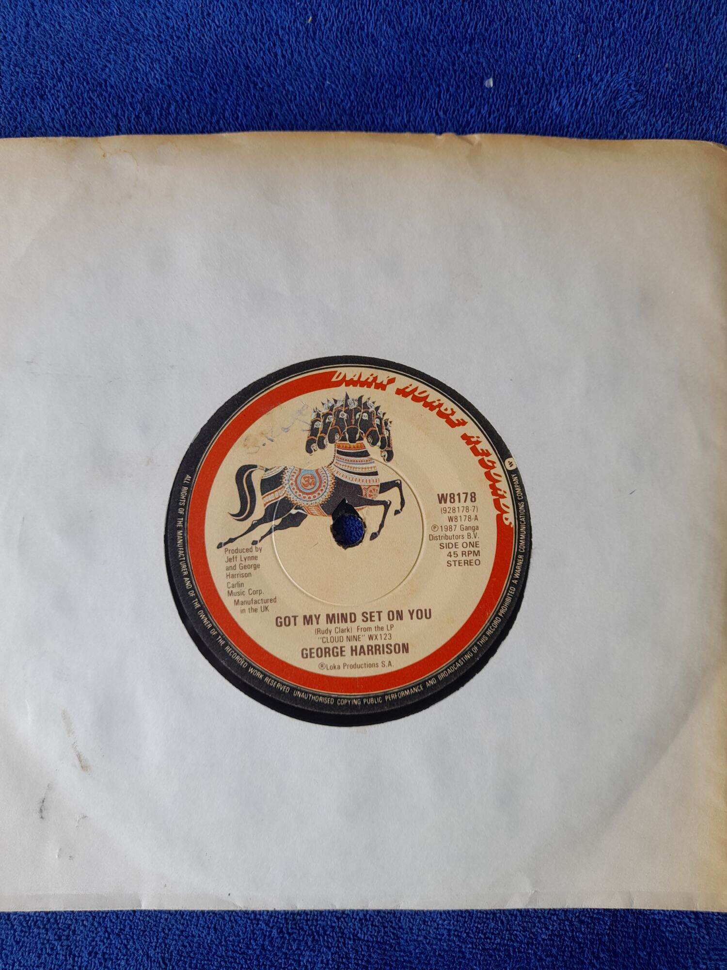 EP 7"BOX1, HARRISON , LAY HIS HEAD ,GOT MY MIND SET ON YOU