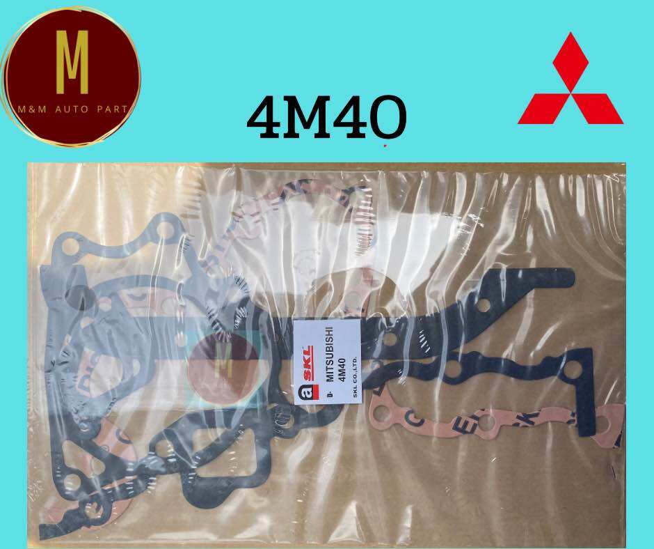 ประเก็นฝาหน้า MITSUBISHI 4M40 K67 STRADA 2800CC 8V V46W ยี่ห้อ skl ราคา 159 บาท*ส่งฟรี