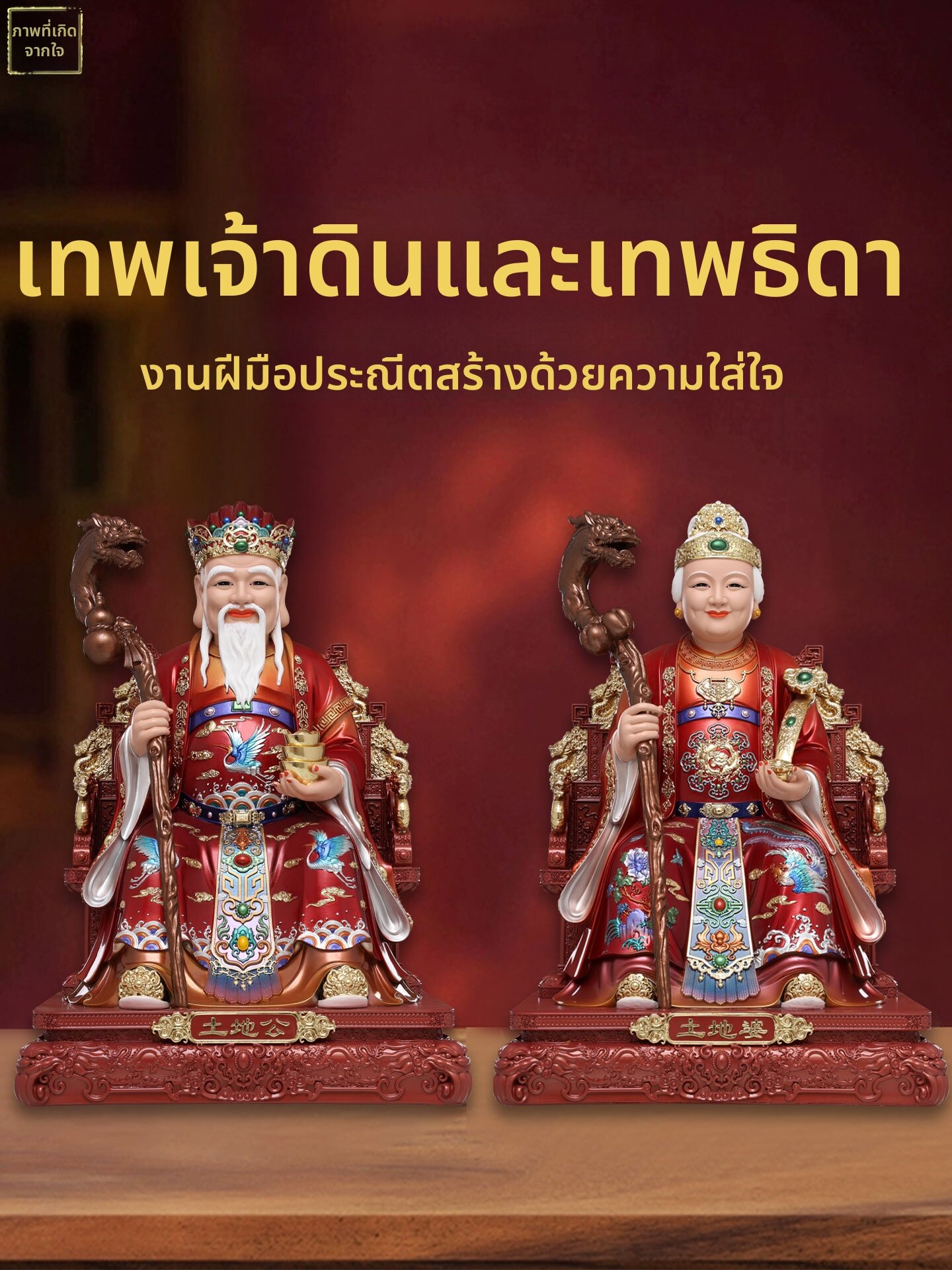CREATED BY HEART | Household Offering Figurines of Land Deities ราคา 7,521 บาท*ส่งฟรี