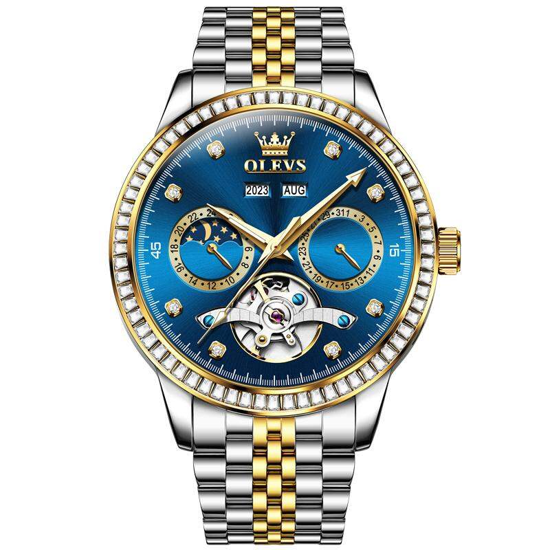 OLEVS | Swiss Certified Multi-Function Skeleton Automatic Mechanical Watch ราคา 3,597 บาท*ส่งฟรี