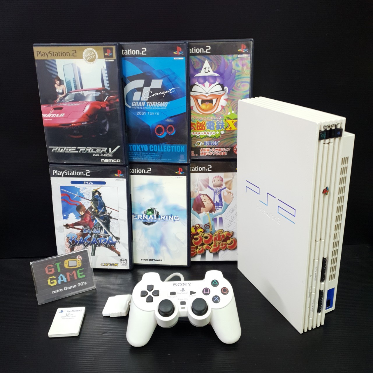 PS2 Limited Edition SCPH-55000 GT🚘 Ceramic White Japan 110v 