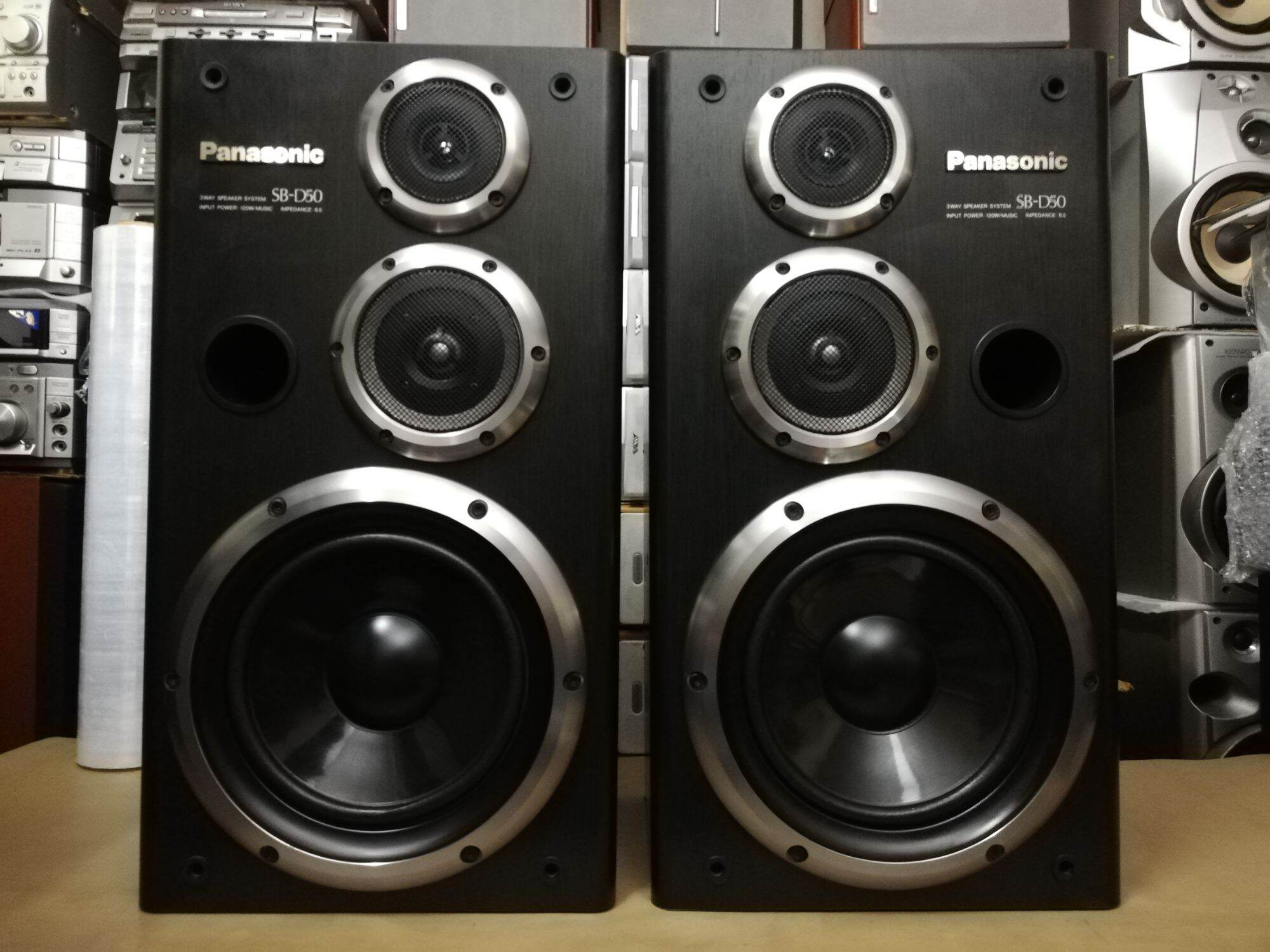 ลำโพง panasonic รุ่น SBD50 120W.6โอมจากตู้ยี่ปุ่นมือ2 สุง/กว้าง/ยาว/55