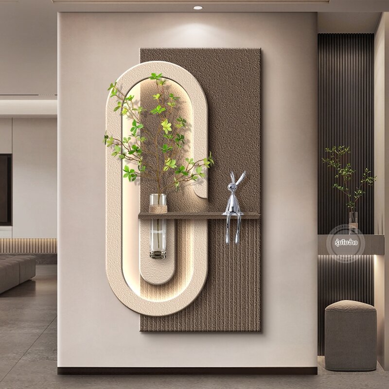 RUIBAHAO | 3D Plant-themed Modern Minimalist Decorative Wall Art ราคา 4,720 บาท*ส่งฟรี