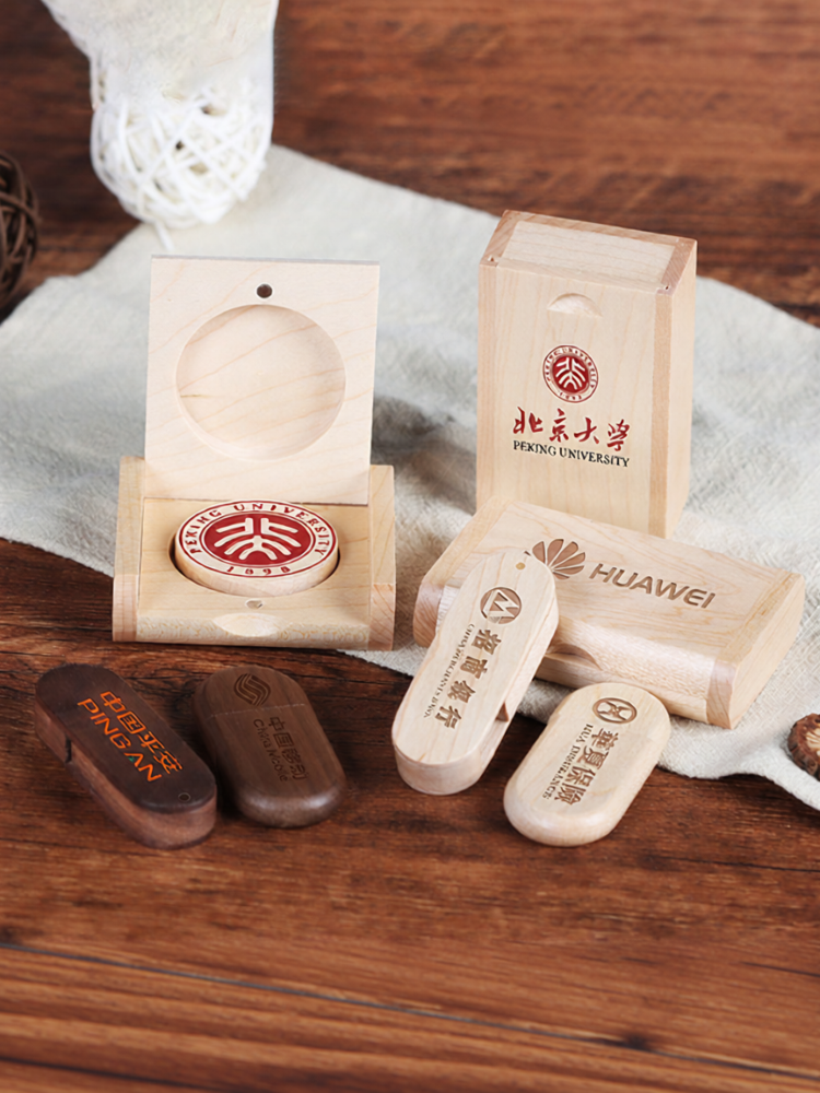 LANKEXIN | Custom Engraved Wooden USB Flash Drive 32GB ราคา 191 บาท*ส่งฟรี