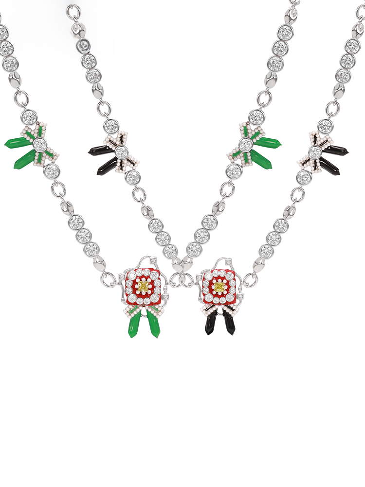 [LNERATO | LNERATO Luna Series Mosaic Red Flower Medal Necklace High End Clavicle Chain Fresh Out Original Design For Girls Summer 2024,LNERATO | LNERATO Luna Series Mosaic Red Flower Medal Necklace High End Clavicle Chain Fresh Out Original Design For Gi ราคา 2,933 บาท*ส่งฟรี