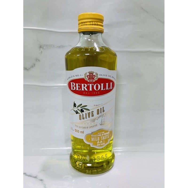 [500ml] Bertolli Olive Oil (Mild Taste) น้ำมันมะกอกสูตร Mild ตรา เบอร์ทอลลี่